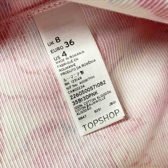 TOPSHOP | Rose Print Lantern Dress - Picture 8 of 13